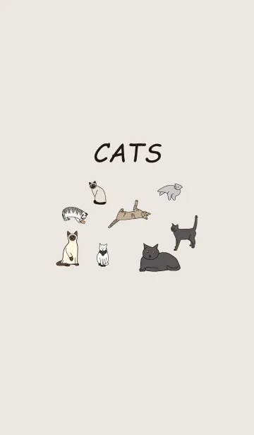 [LINE着せ替え] 本物の猫のテーマの画像1