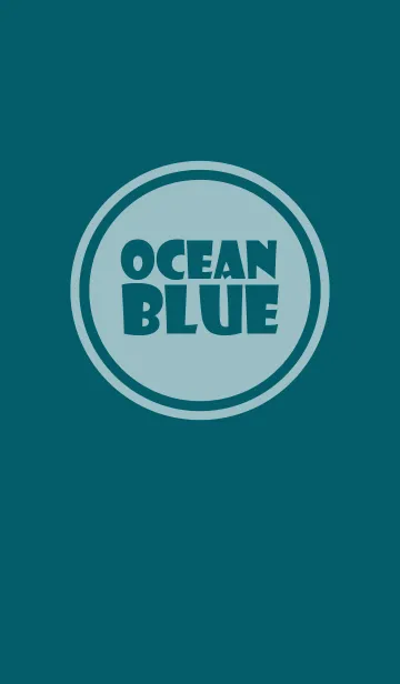 [LINE着せ替え] Simple ocean blue Theme v.5 (jp)の画像1
