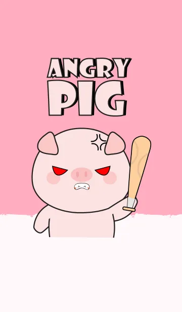 [LINE着せ替え] Love Angry Pig Theme (jp)の画像1