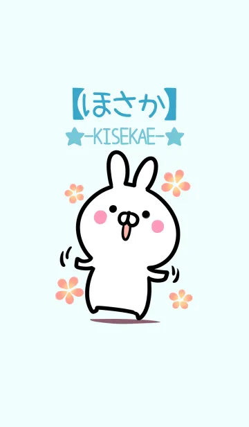 [LINE着せ替え] 【ほさか】シンプルかわいいウサギの画像1
