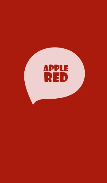 [LINE着せ替え] apple red theme (jp)の画像1