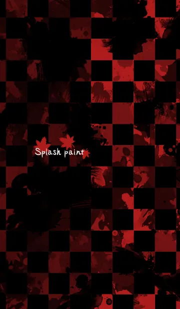 Splash paint -Red autumn-の着せ替えメイン画像