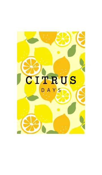 [LINE着せ替え] CITRUS DAYS yellowの画像1