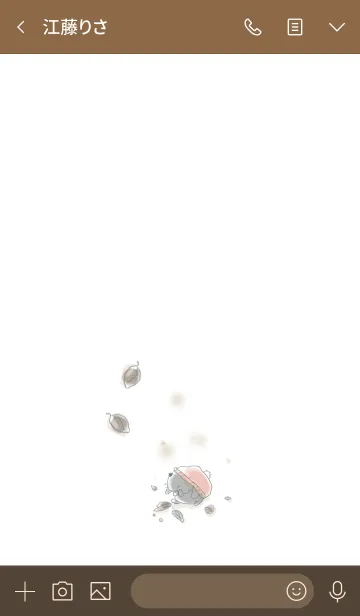 [LINE着せ替え] 秋は短いねの画像3