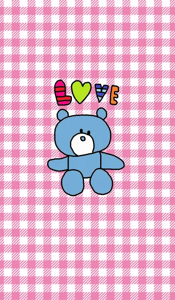 [LINE着せ替え] Happy LOVE BEAR themeの画像1