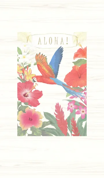 [LINE着せ替え] アロハ！ハワイの花々の画像1