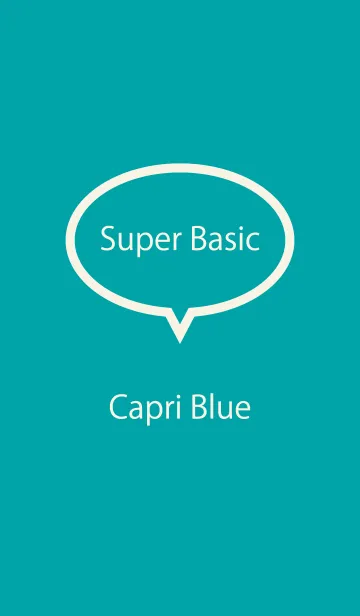 [LINE着せ替え] Super Basic Capri Blueの画像1