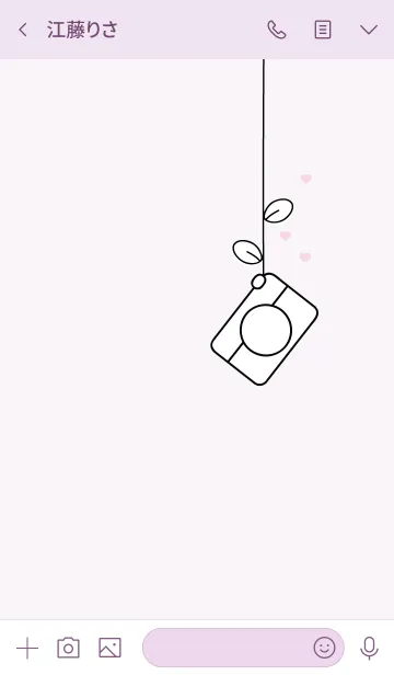 [LINE着せ替え] Cute camera theme 5の画像3