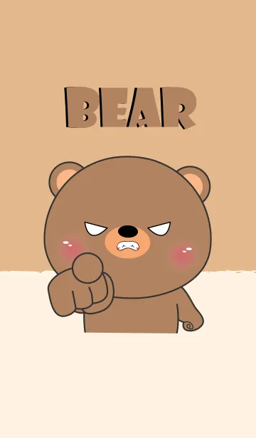 [LINE着せ替え] Big Head Bear Theme V.2 (jp)の画像1