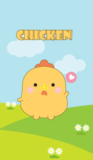 [LINE着せ替え] Lovely Fat Chicken Theme (jp)の画像1