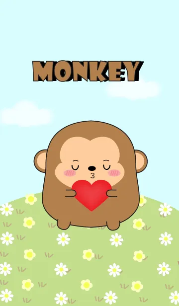 [LINE着せ替え] I'm Pretty Monkey Theme (jp)の画像1