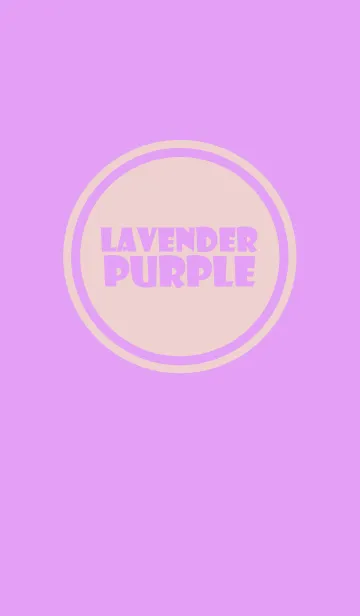 [LINE着せ替え] Simple lavender purple Theme v.5 (jp)の画像1