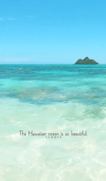 Hawaiian ocean is so beautiful-SUMMER-24の着せ替えメイン画像