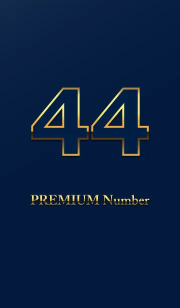 [LINE着せ替え] PREMIUM Number 44の画像1