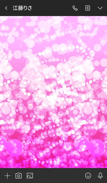 [LINE着せ替え] SPARKLING！！ pinkの画像3