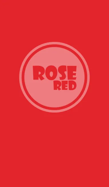 [LINE着せ替え] Simple Rose Red Theme v.5 (jp)の画像1