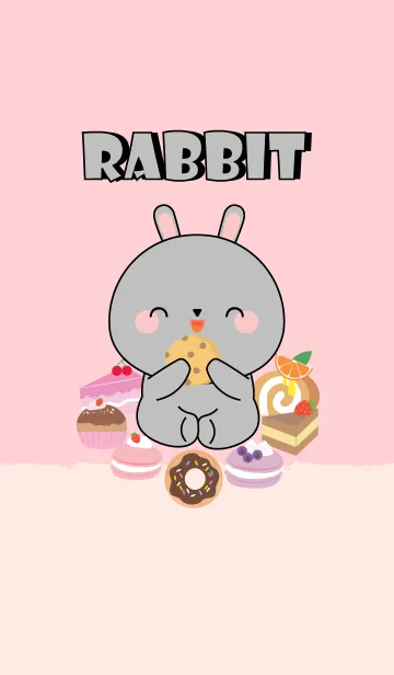 [LINE着せ替え] gray rabbit ＆ bakery Theme (jp)の画像1