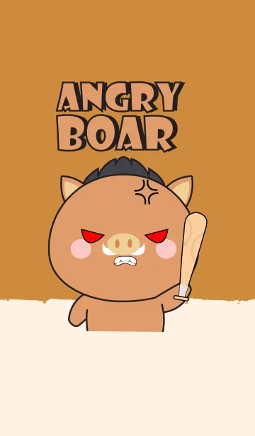 [LINE着せ替え] Angry Boar Theme (jp)の画像1