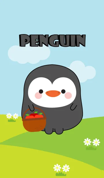 [LINE着せ替え] Lovely Fat Penguin Theme (jp)の画像1