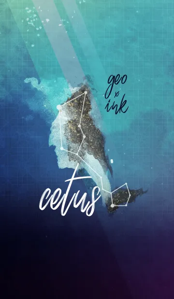 [LINE着せ替え] cetus くじら座 - geo × ink -の画像1