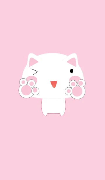 [LINE着せ替え] Simple cat theme v.2 (JP)の画像1