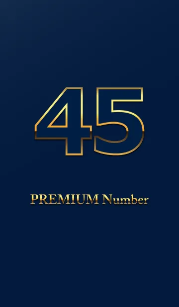 [LINE着せ替え] PREMIUM Number 45の画像1