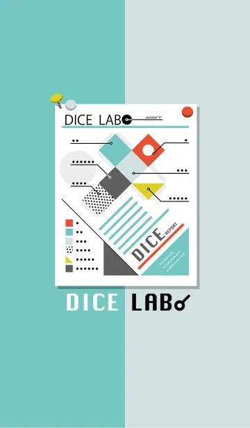 [LINE着せ替え] DICE LABO/サイコロ研究所の画像1