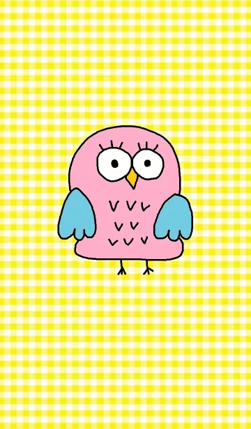 [LINE着せ替え] Happy love pink Owl themeの画像1