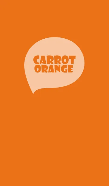 [LINE着せ替え] carot orange Theme (jp)の画像1