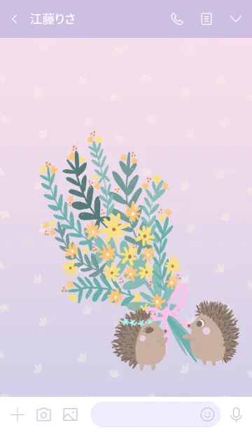 [LINE着せ替え] sweet porcupinesの画像3
