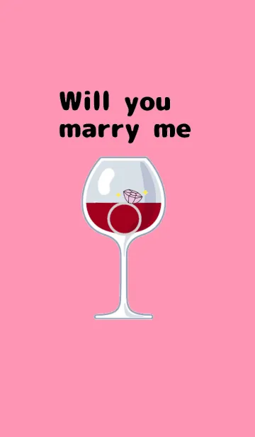 [LINE着せ替え] Will you marry meの画像1