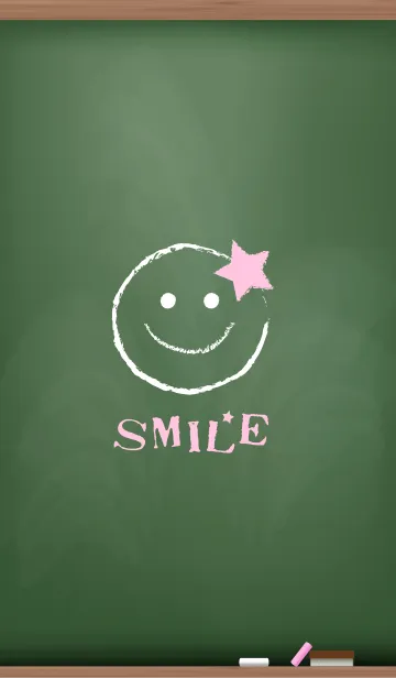 [LINE着せ替え] Black Board Smile Star 2.の画像1