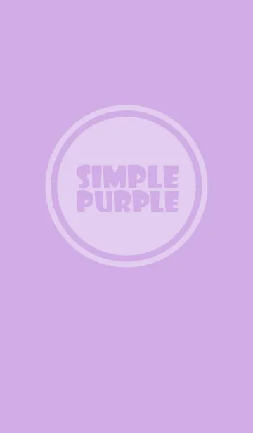 [LINE着せ替え] Simple purple Theme v.5 (jp)の画像1