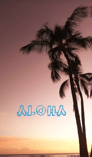 [LINE着せ替え] Beautiful sunset -ALOHA- 3の画像1