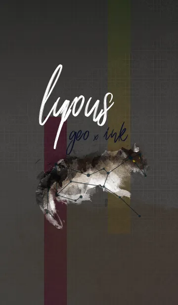 [LINE着せ替え] lupus おおかみ座 - geo × ink -の画像1
