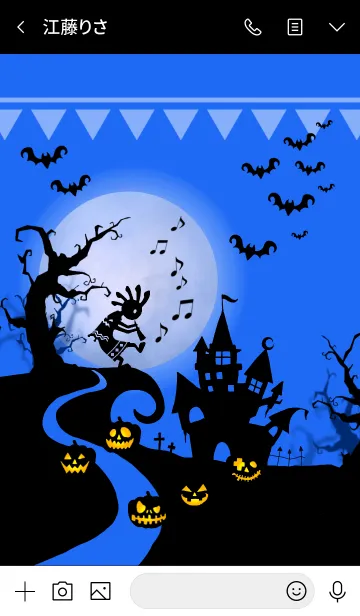 [LINE着せ替え] 幸運をもたらす♥ココペリ＆ハロウィン2019の画像3