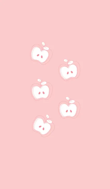 [LINE着せ替え] Apples theme 6 :)の画像1