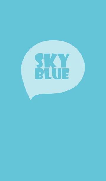 [LINE着せ替え] sky blue theme (jp)の画像1