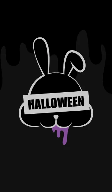 [LINE着せ替え] DARK RABBIT Halloween2019の画像1