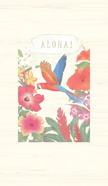 [LINE着せ替え] アロハ！ハワイの花々 2の画像1
