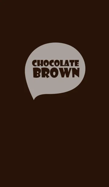 [LINE着せ替え] chocolate brown Theme v.1 (jp)の画像1