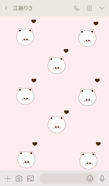 [LINE着せ替え] Cute cat theme 9 :)の画像3