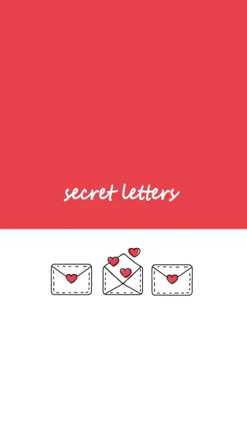 [LINE着せ替え] Secret letters 2 :3の画像1