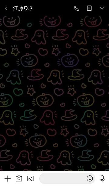 [LINE着せ替え] かわいいハロウィン2019の画像3