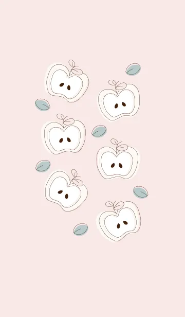 [LINE着せ替え] Apples theme 8 :)の画像1