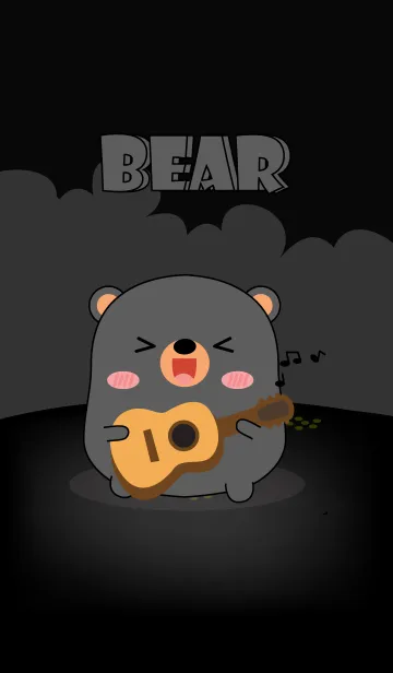 So Cute Black Bear (jp)の着せ替えメイン画像