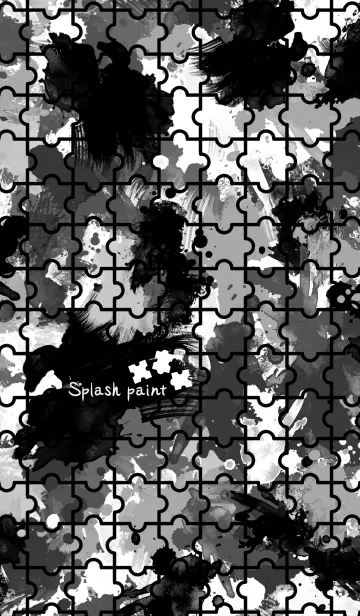 [LINE着せ替え] Splash paint -Puzzle-の画像1