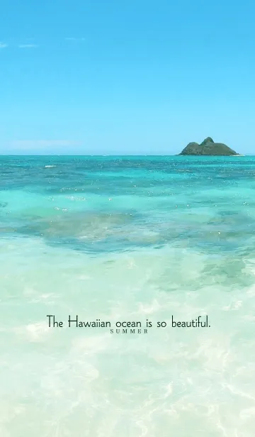 [LINE着せ替え] Hawaiian ocean is so beautiful-SUMMER-28の画像1