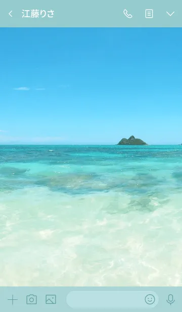 [LINE着せ替え] Hawaiian ocean is so beautiful-SUMMER-28の画像3