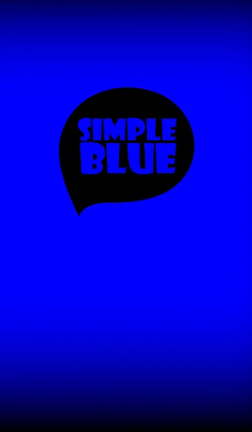 [LINE着せ替え] Simple blue and black theme v.1 (jp)の画像1